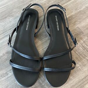 Stuart Weitzman Midnight Black Sandals